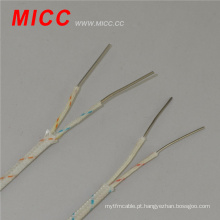 Fio de cabo de termopar tipo K isolado de fibra de cerâmica MICC flexível